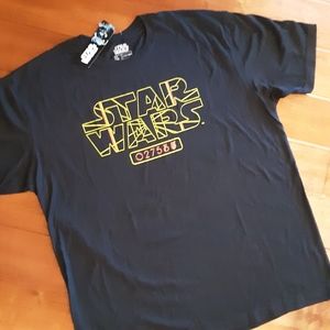 Black Disney Star Wars T-Shirt Mens 2XL